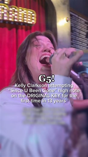 Kelly Clarkson Since U Been Gone high note original key #arianagrande #highnote #kellyclarkson