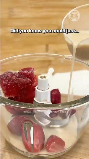 2-Ingredient Summer Dessert: Low Calorie Strawberry Nice Cream 🍓✨ #easy #recipe #sweet #healthy
