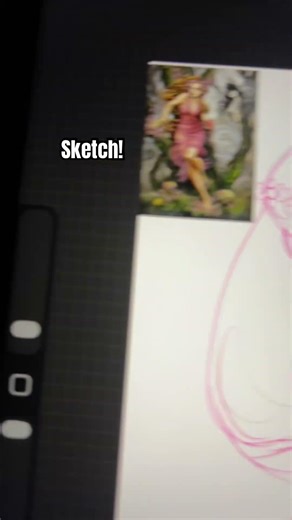 Drawing lady Persephone (minor Greek goddess) #hellenistic #digitalart #fypシ゚viral #artist