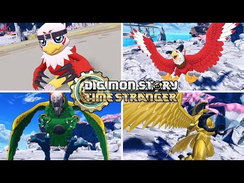 Eaglemon Evolutions, Special Skills & Win Screens – Digimon Story: Time Stranger