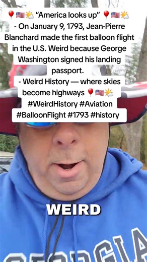 The first successful manned balloon flight in the U.S. was by French aeronaut Jean-Pierre Blanchard on January 9, 1793, launched from Philadelphia, witnessed by President George Washington, and landed in Deptford, New Jersey. This historic event used a large hydrogen balloon, marking America's first untethered human flight, following earlier European hot-air ascensions, with Blanchard carrying a message of goodwill from Washington on his 46-minute journey. | David Elrod | Facebook