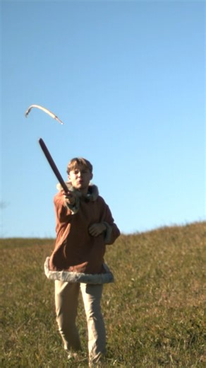 This is the atlatl or spear thrower, a deadly ancient weapon #history #atlatl #archaeology