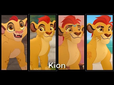 Kion Evolution / Simba's son (The Lion Guard)
