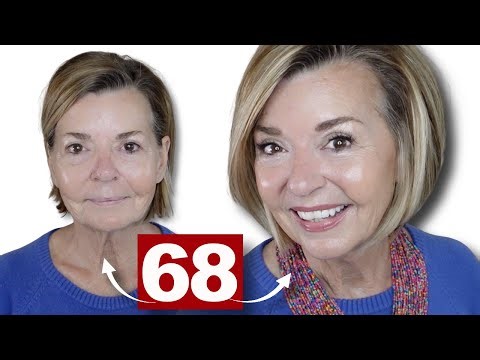 DRUGSTORE MAKEUP OVER 50! OVER 60! Trying New Products