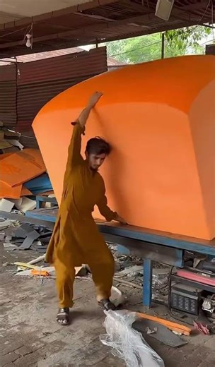 How orange foam is made | Inside foam factory