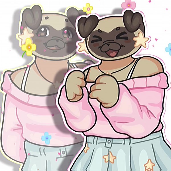 Cute Pugs in Skibidi Toilet Animation