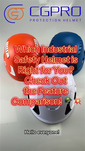 Which Industrial Safety Helmet is Right for You? Check Out the Feature Comparison! 🪖💥 Today, I'm comparing 3 industrial safety helmets from the same series! See how their design, ventilation, comfort, and protection features stack up. Which one suits your work environment best? Drop a comment and let me know!#industrial #industrialsafety #safetyhelmet #B2B#kask
