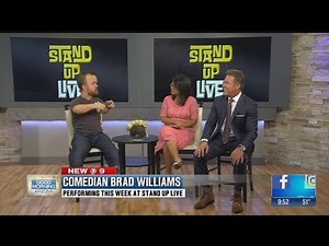 Comedian Brad Williams performs