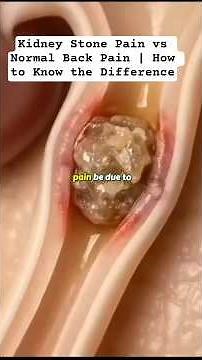 Kidney Stone Pain vs Normal Back Pain | How to Know the Difference