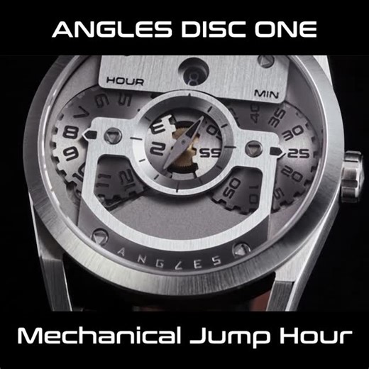 Angles Watches on Instagram: "Just launched! #AnglesDiscOne jumping hour automatic Live now #jumphour #microbrandwatch #kickstarter #earlybirdprice"