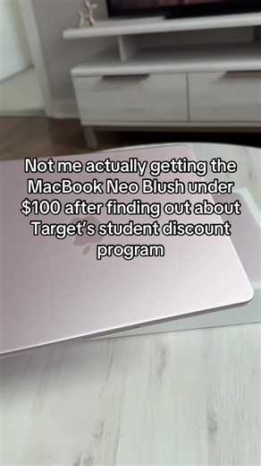 Target Student Discount: MacBook Neo Blush Under $100