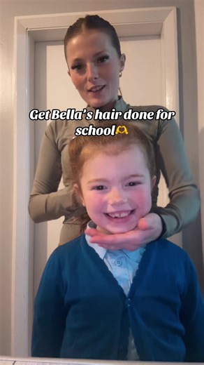 Getting Bella's Hair Ready for School