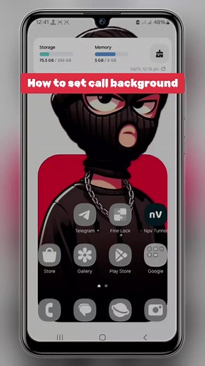 Live Wallpaper Phone Setting: Set Call Background Tutorial