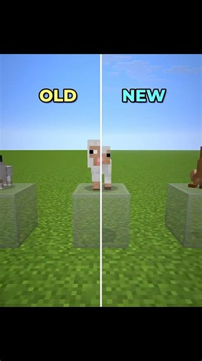 OLD Vs NEW #minecraft #fyee #memes #viral #gaming #old #new #fyp