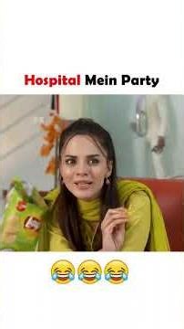 Hospital Mein Party😍| Komal Meer | Muneeb Butt #youtubeshorts #comedy #hospital #party #viral
