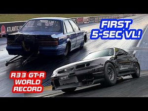 GT-R Festival AUS After Party! VLGOD First 5-Sec VL + R33 GT-R World Record at Mack Racing Test Day