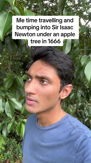 Time Travel & Sir Isaac Newton: An Apple Tree Encounter