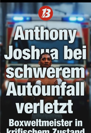 Anthony Joshua bei schwerem Autounfall verletzt – zwei Tote Tragischer Unfall in Nigeria: Anthony Joshua verletzt, zwei Menschen sterben – Schock für die Boxwelt Anthony Joshua wurde bei einem schweren Autounfall in Nigeria verletzt. Zwei Menschen verloren ihr Leben – die Boxwelt ist erschüttert. In Nigeria ereignete sich ein tragischer Autounfall, an dem Schwergewichts-Boxer Anthony Joshua beteiligt war. Während Joshua nur leichte Verletzungen erlitt, kamen zwei Menschen ums Leben. Augenzeugen 