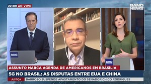 O professor da FGV, Evandro Carvalho, conversou com o BandNews TV sobre a implementação da internet 5G no Brasil. Saiba mais em http://youtube.com.br/bandjornalismo | BandNews TV