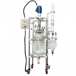 [Hot Item] Reactor 50L Laboratorio Pyrex Doble Cristal Reactor con Bomba de Vacío