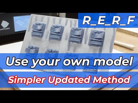 How to use the Anycubic RERF test with your own model [UPDATED METHOD]