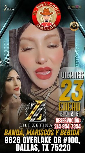 Lili Zetina “La Patrona del Corrido” arrives at El Sinaloense Dallas #regionalmx #viral #event #m...