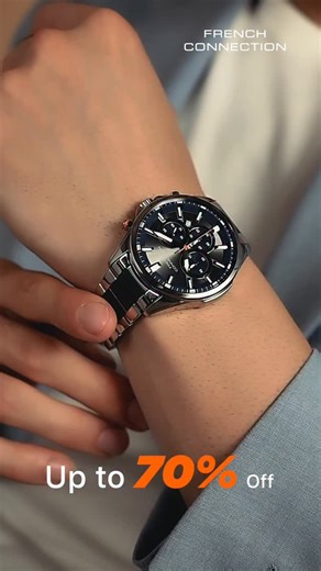 Amazon Fashion India on Instagram: "Early deals are now live on Amazon on styles you'll love from French Connection ⌚🎊 Shop exquisite timepieces before the sale starts! Amazon Great Indian Festival starts 23rd September 🎉 Get 50-80% off on top fashion brands. #amazonfashion #amazonfashionindia #amazongreatfreedomfestival #frenchconnection #menswatches #womenwatches #fashionaccessories #watches #frenchconnectionwatches #giftsforhim #giftsforher"