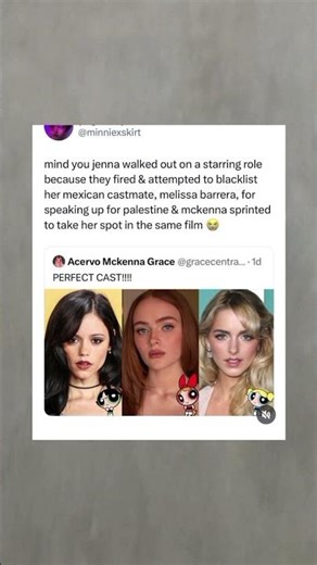 Sadie Sink, Jenna Ortega and Mckenna Grace Powerpuff Girls Casting 💫