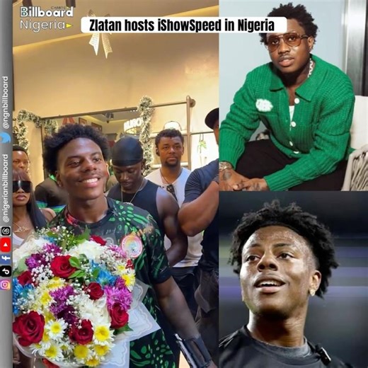 📍Zanku boss Zlatan Ibile hosts iShowSpeed on his 21st birthday in Nigeria at ZTTW store.