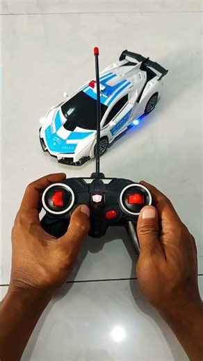 [ASMR Satisfying] With Unboxing and Review Remote Control Transformers Car Police No Talking #rccar