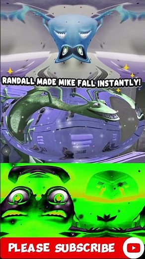 Monsters Inc. | Randall Made Mike Fall Instantly! | Sponsored By: Gamavision Csupo Effects