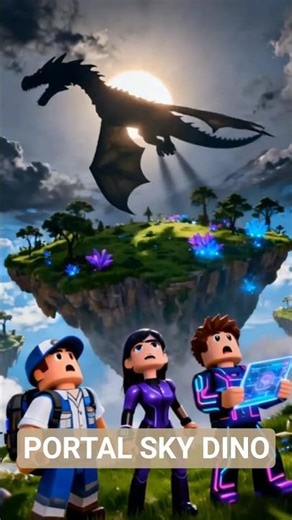 🐲EPISODE 1– "Portal SkyDino" #roblox #dinosaurs #shorts #views #shortvideo #views #kreasiindigo