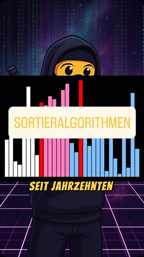 Hood Informatik on Instagram: "Warum lernen wir noch Sortieralgorithmen, wenn sort(array) schon die Arbeit erledigt 👀 #informatik #cybersecurity #itsicherheit #fakten"