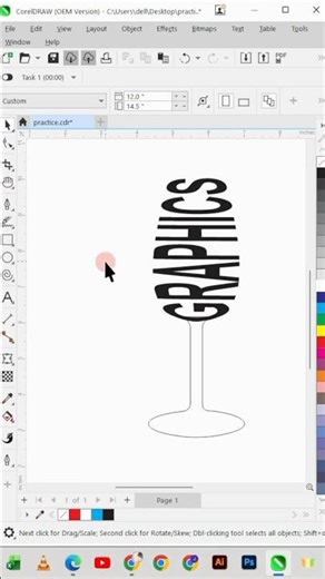 Tips and Tricks For Beginners Coreldaw x7 | Tutorial Coreldaw x7 #shortvideo #youtubeshort #graphics