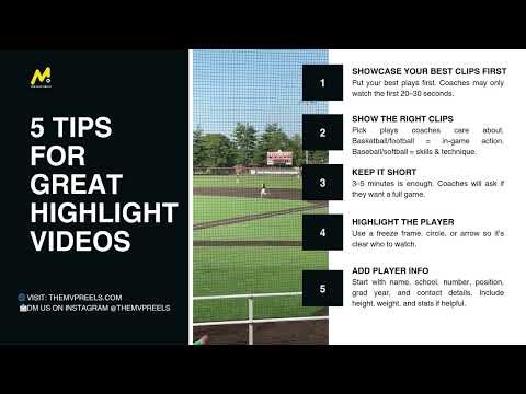 5 Tips to Create a Highlight Reel That Gets Coaches Noticed!