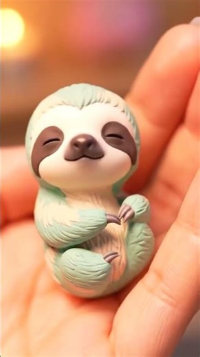Tiny Baby Sloth's Slowest, Cutest Blinks Will Melt Your Heart (ASMR)