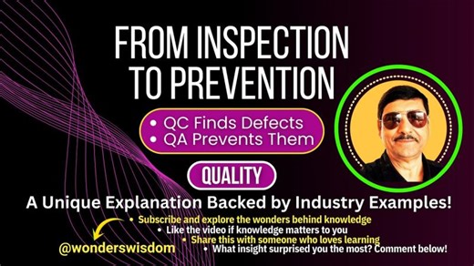 Shifting from QC to QA: Quality Assurance as a Strategic Advantage | SURJYA GANGULY posted on the topic | LinkedIn