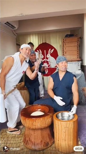 Mochi Making at a 900-Year-Old Temple #shar #viral #trending #funny