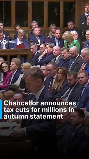 2.7K views · 18 comments | Chancellor announces tax cuts for millions in autumn statement. #stv #stvnews #politics #nationalinsurance #taxcuts #autumnstatement #news #ukpolitics | STV News | Facebook