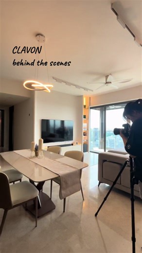 Always the storm before the calm 🫣 watch how we prepare a completed project for photoshoot session- from clearing to styling, we can’t wait to share the completed photos with you! - #singapore #reno #design #sgreno #craffee