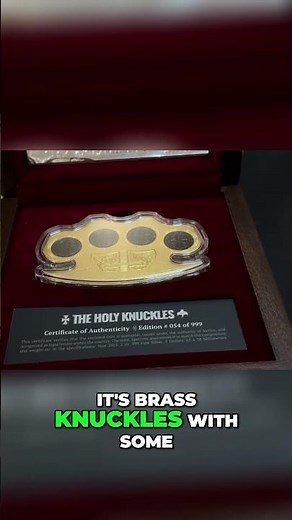 Holy Knuckles: Constantine's Brass Knuckles Blend Faith & Bold Artistry!