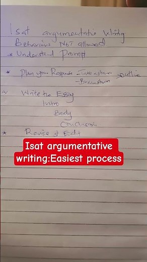 The easiest process to Lsat argumentative writing