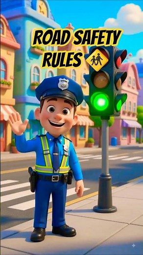 🚦🚸Road Safety Rules for Kids | Learn Traffic Safety|#preschoollearning#viral #youtubeshorts#traffic