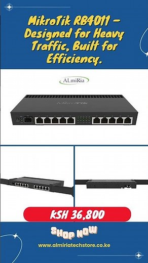 MikroTik RB4011 – Designed for Heavy Traffic, Built for Efficiency.