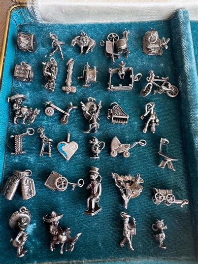 Vintage Sterling Silver Moveable CHARMS **sold Individually** - Etsy