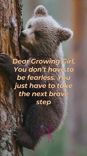 Courage isn’t about not being scared. It’s about showing up anyway.