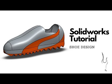 Shoe design in solid works (advance surfacing)