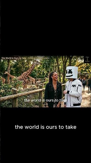 the world is ours to take by rihanna ft marshmello