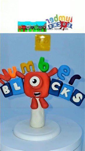 Sprunki 🎵 I Made NumberBlocks Logo 🌈 With Clay 🔴⚪️ NumberBlocks One 🟥 #sprunki 🎶