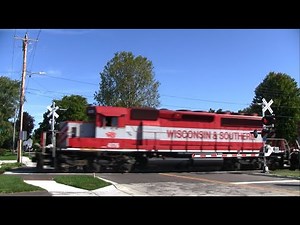 Wisconsin & Southern Freight Train - Newcomb Street